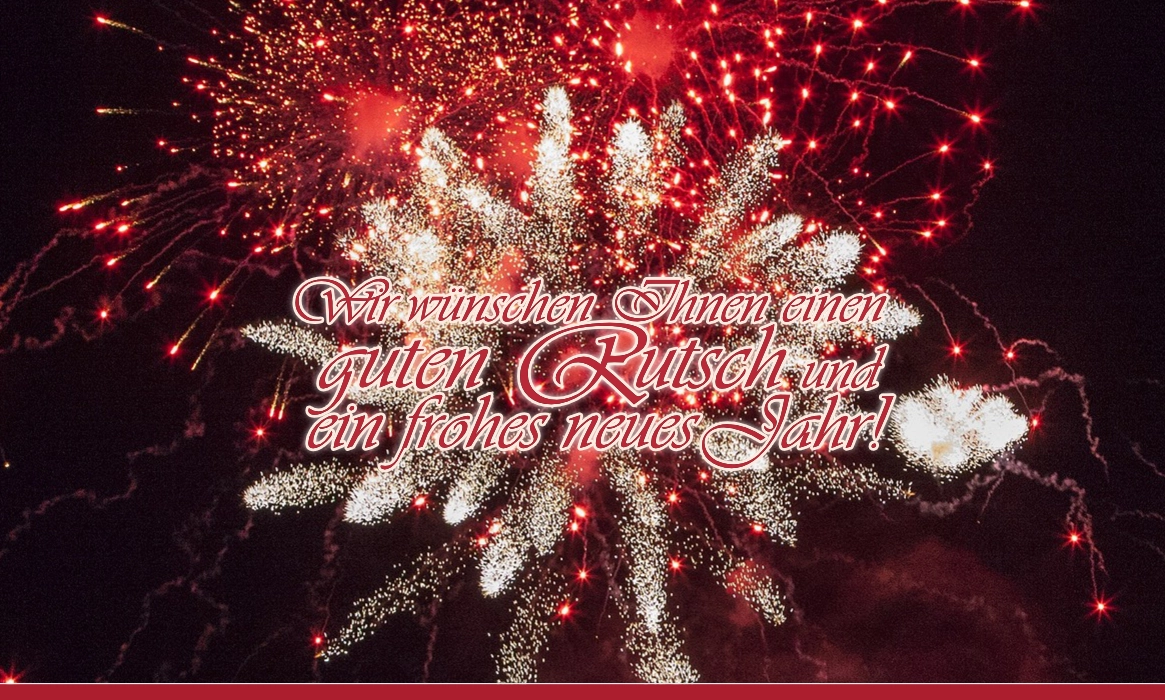 Guten Rutsch ins neue Jahr!