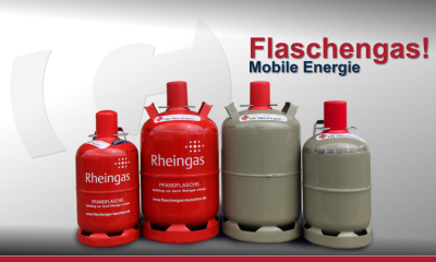 Flaschengas – mobile Energie!