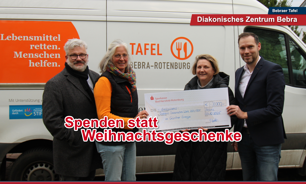 Spende an Diakonisches Zentrum Bebra