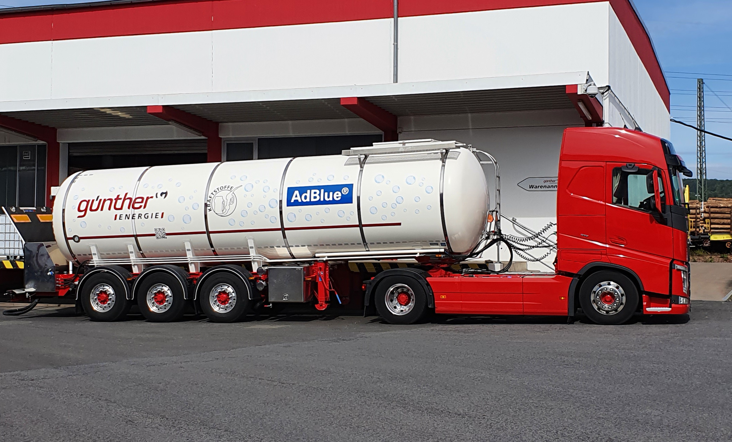 Adblue Lieferfahrzeug